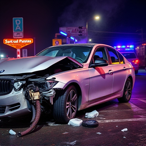 car crash damage