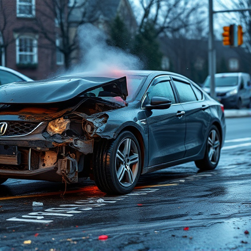 car crash damage