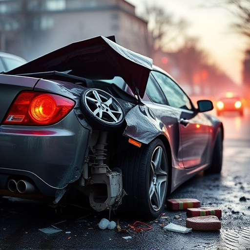 car crash damage