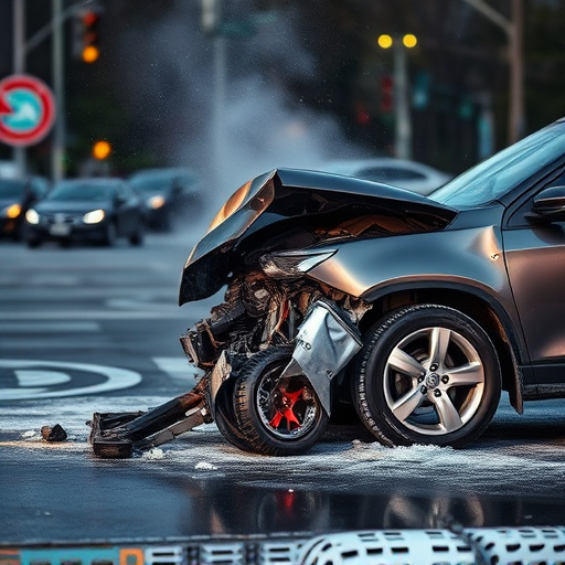 car crash damage