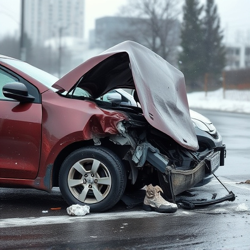 car crash damage