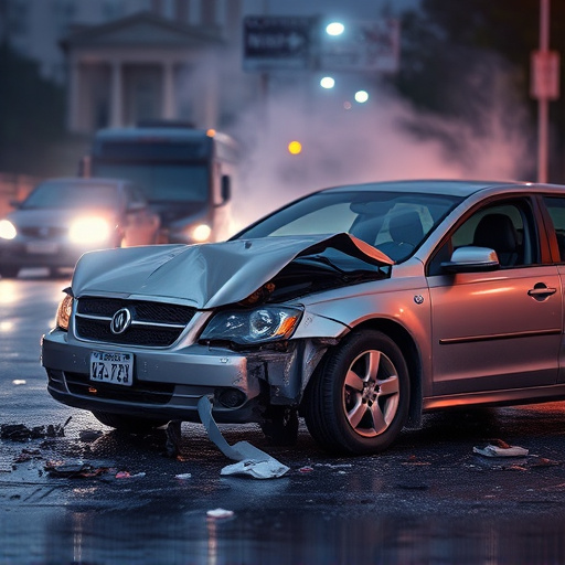 car crash damage