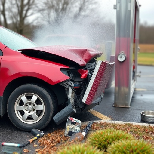 car crash damage