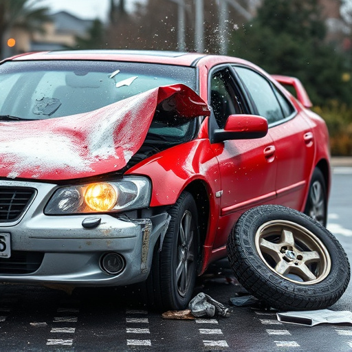 car crash damage