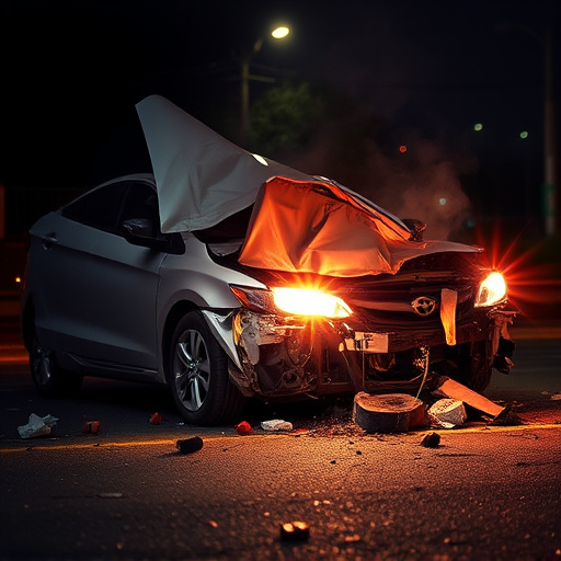 car crash damage
