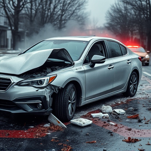 car crash damage