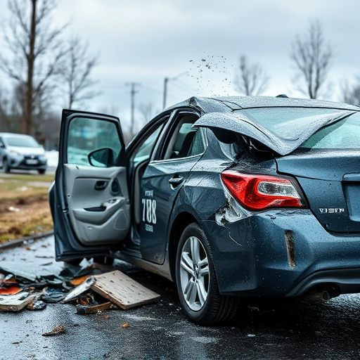 car crash damage