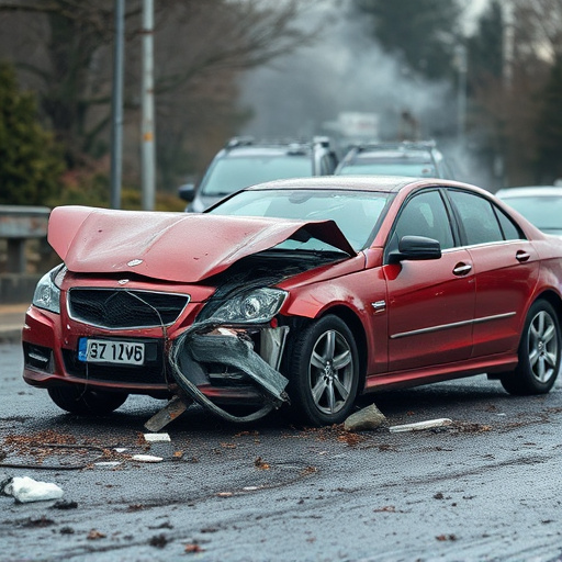 car crash damage