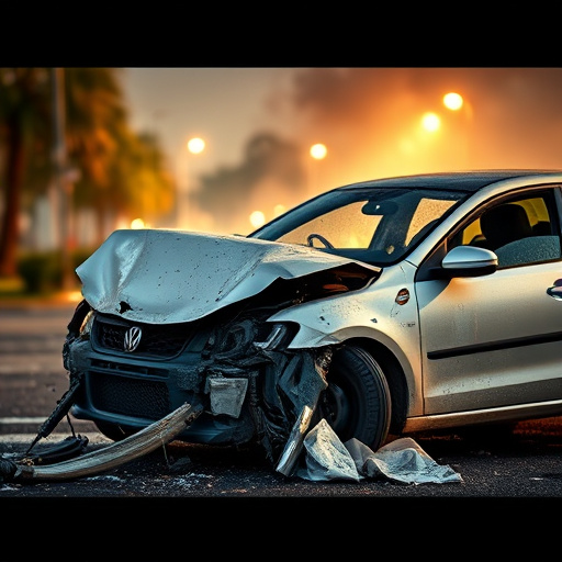 car crash damage