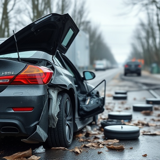 car crash damage
