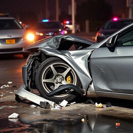 car crash damage