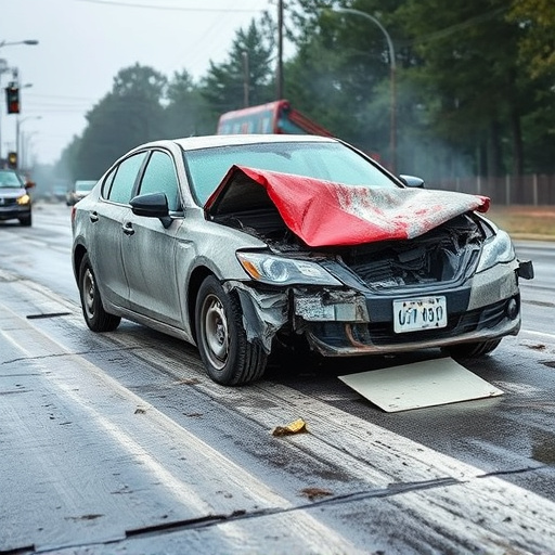 car crash damage