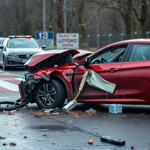 car crash damage