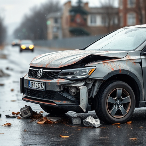 car crash damage