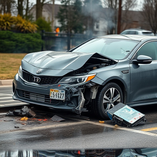 car crash damage