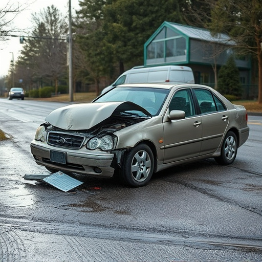 car crash damage