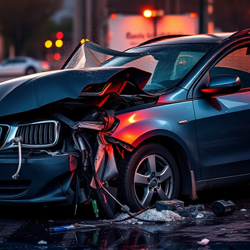 car crash damage