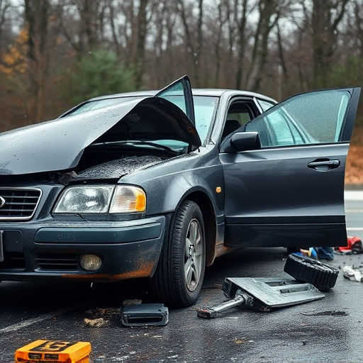 car crash damage