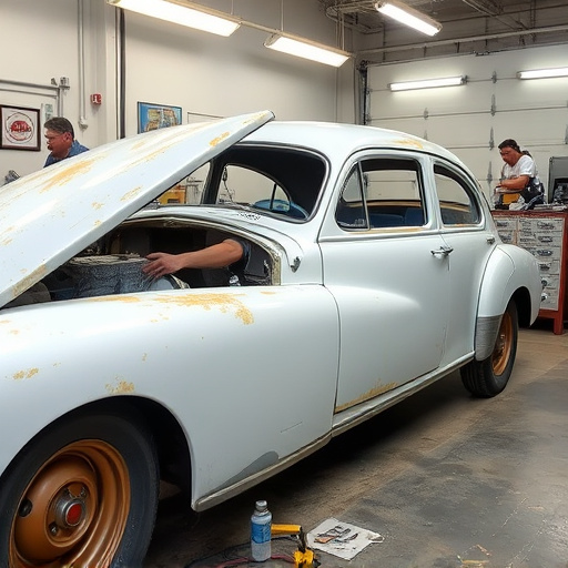 vehicle restoration process