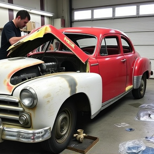 vehicle restoration process