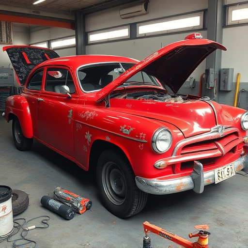 vehicle restoration process