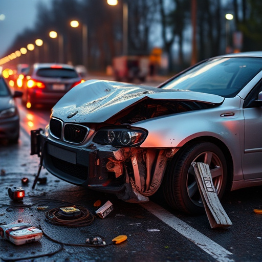 car crash damage