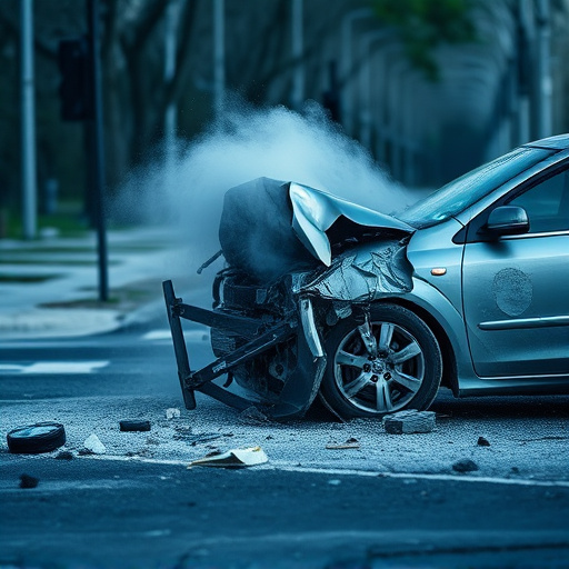 car crash damage