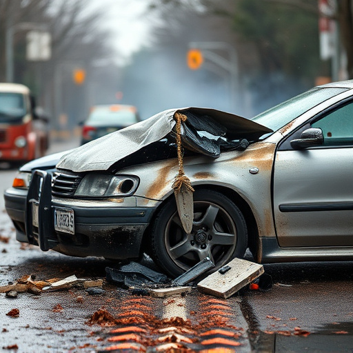 car crash damage