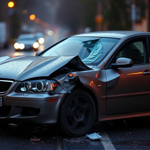 car crash damage