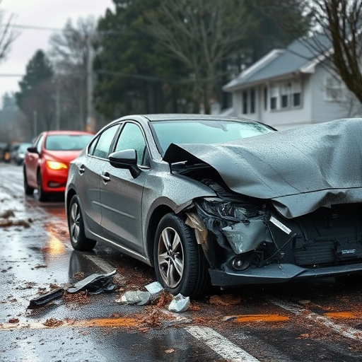 car crash damage