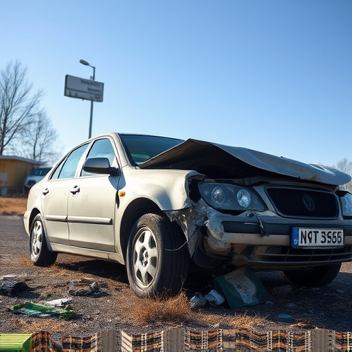 car crash damage
