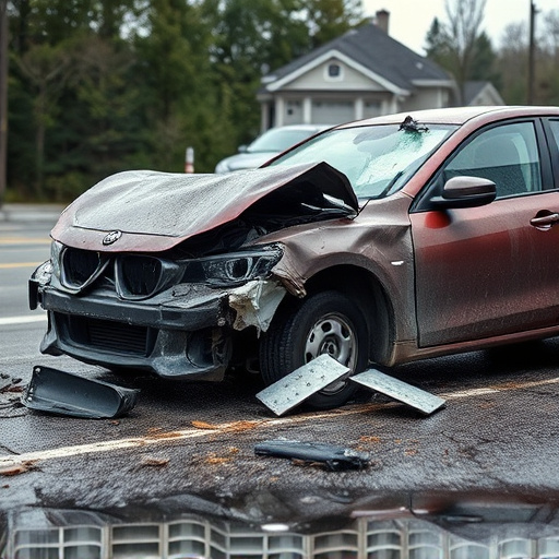 car crash damage