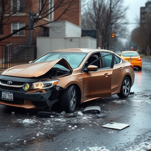 car crash damage