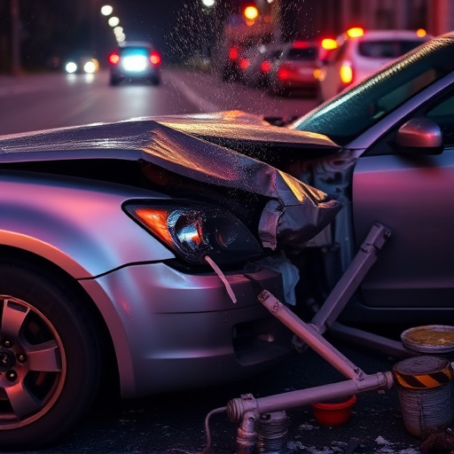 car crash damage
