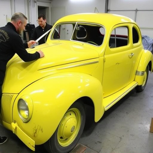 vehicle restoration process