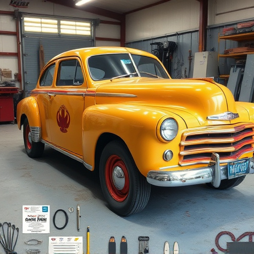 vehicle restoration process