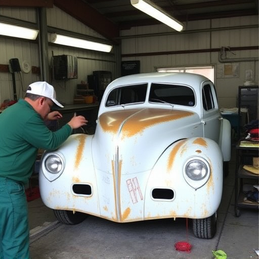 vehicle restoration process